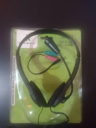 Headset Estéreo X-Cell Telemarketing Jogos Reuniões Skype etc