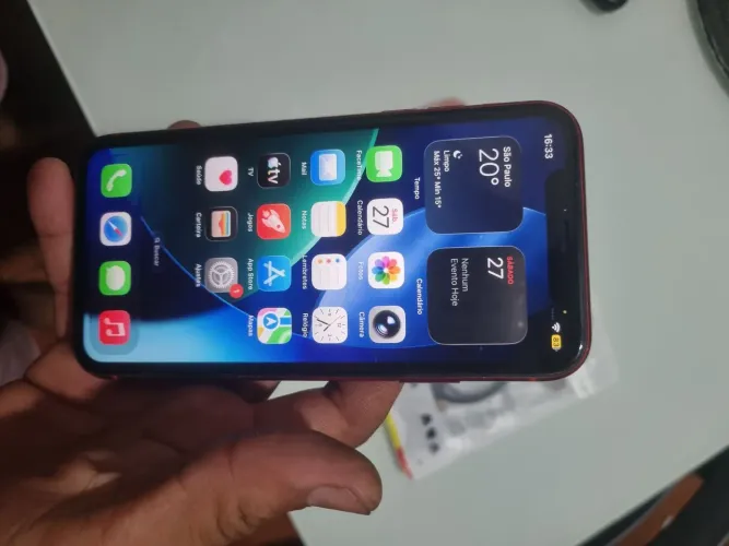IPHONE 11 RED TODO ORIGINAL! PEGANDO TUDO! ACEITO CARTÃO!