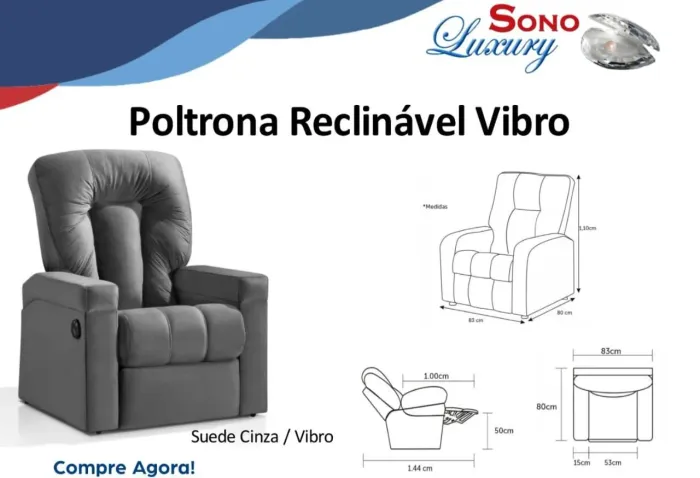 Poltrona do Papai com massagem