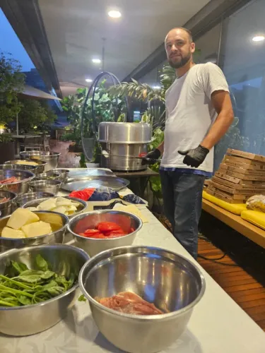 Rodízio de pizza na sua casa