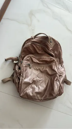 Mochila Kipling rose nova grande