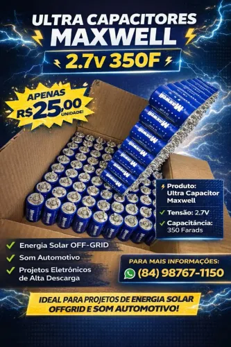 Ultra capacitor maxwell 2.7v 350F 