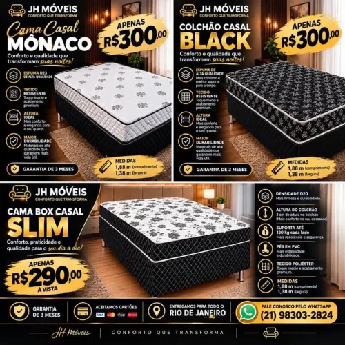 CAMAS BOX CASAL CONJUGADAS