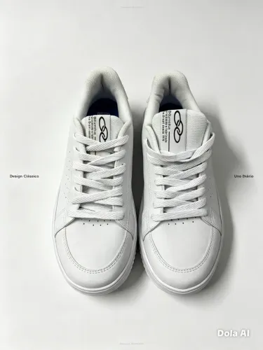 Tênis Olympikus Branco - Modelo Casual e Elegante