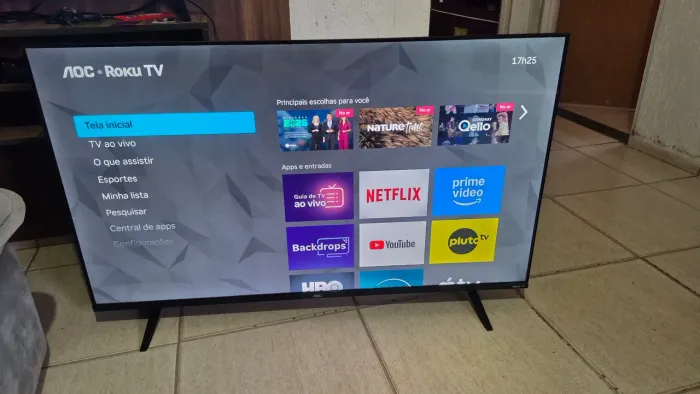 Tv smart 50 4K AOC ROKU Nota Fiscal