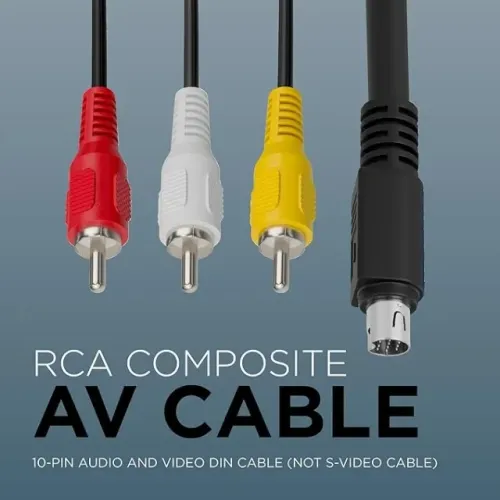 Cabo Din 10 pinos x 3 rca macho (Novo)