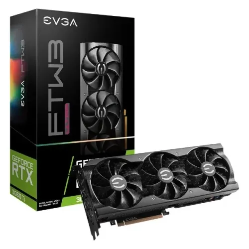 Placa de Vídeo RTX 3060 Ti FTW3 Ultra Gaming EVGA NVIDIA GeForce, ARGB LED, 8GB GDDR6, DLS