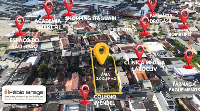 Vende-se área com 2.013,49m2 em Santo Antonio de Jesus-BA