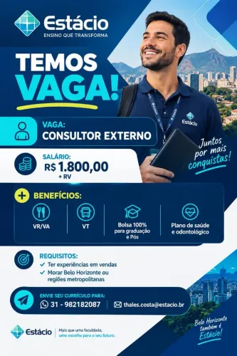 Consultor de Vendas - Externo