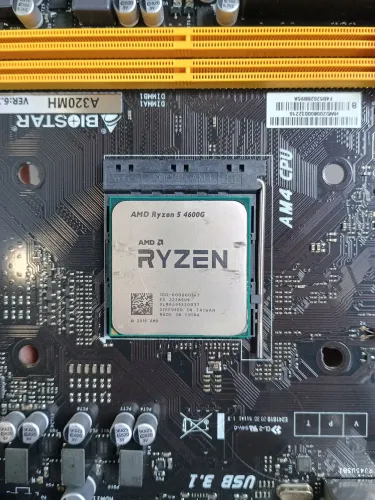 Kit Ryzen 5 4600G + Placa mãe A320M