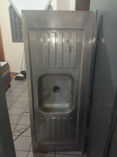Pia de Inox com Escorredor - Usada