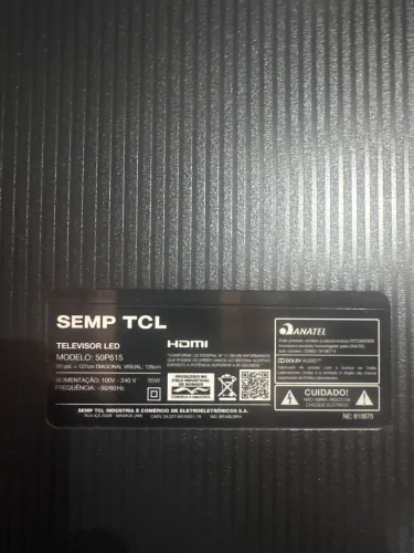 Tv Semp TCL com defeito