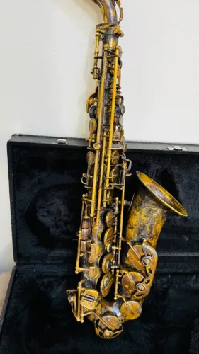 Oportunidade: Saxofone Alto Jupiter 769 Custom Vintage|Sapatilhamento Novo-Pegar e Tocar