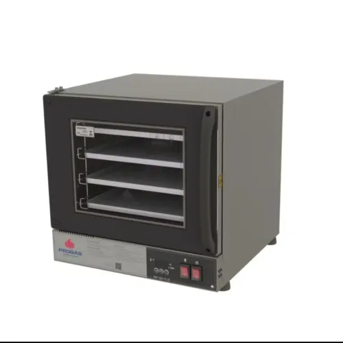 Forno eletrico 220v pro gás preto + 4 bandejas