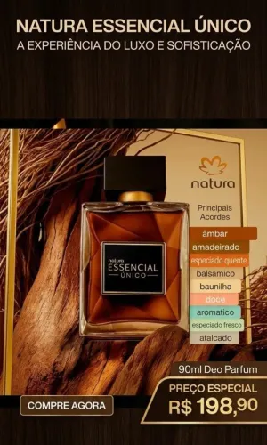PERFUME NATURA ESSENCIAL ÚNICO