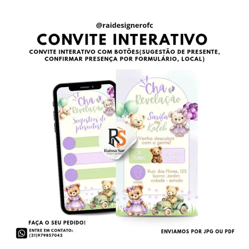 Convite Digital Personalizados