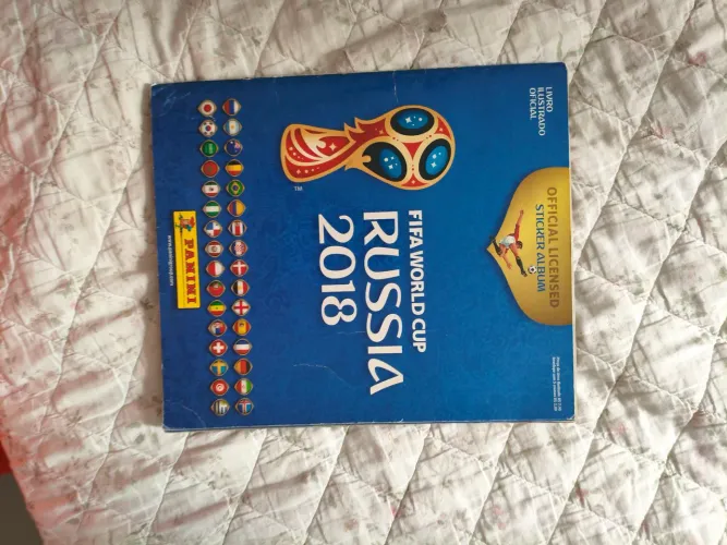 Álbum copa do mundo de 2018 completo capa mole, relíquia
