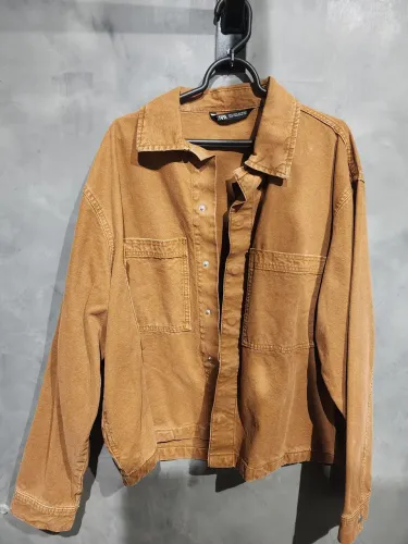 Jaqueta Boxy Zara- Tabaco