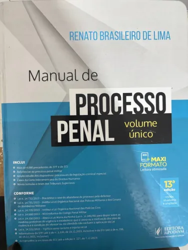 Manual Processo Penal Renato Brasileiro