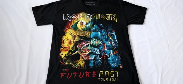 camiseta iron maiden, tamanho M