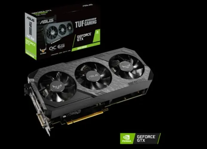 Placa De Vídeo Asus Tuf Gaming Gtx 1660 Super Oc Edition 6gb DDR6