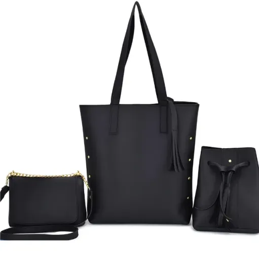 Kit 3 Bolsas Femininas Sacola