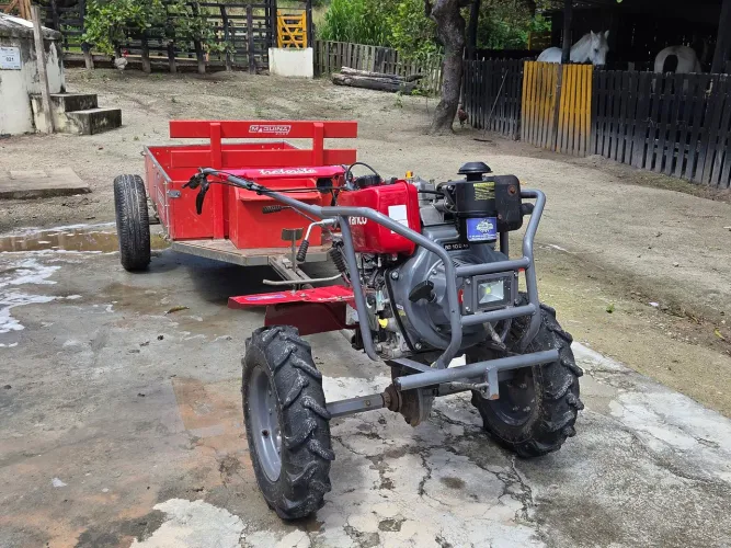 Tratorito Branco 10hp 2025