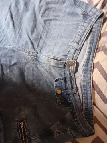 Calça jeans wide leg plus size