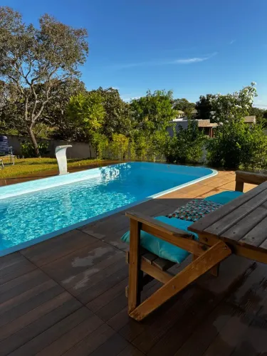 ) Casa 3 Suítes com Piscina e Espaço Gourmet Águas do Cerrado, Lago Corumbá -