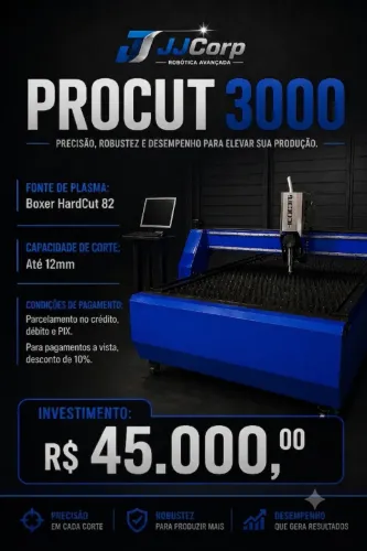 CNC PLASMA + FONTE  - PREÇO ESPECIAL