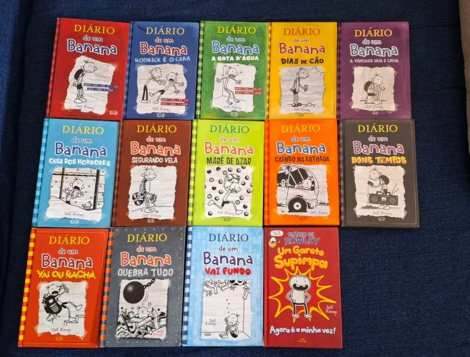 Livros infanto juvenis da franquia Diário de um Banana