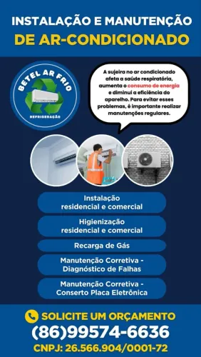Manutenção e instalação ar condicionado splint