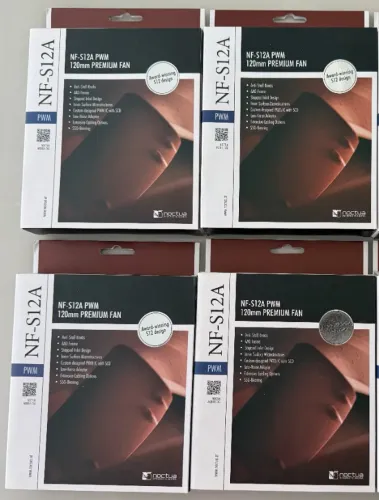 Ventoinhas Noctua NF-S12A PWM 120mm