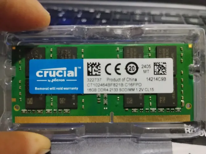 Memória 16 GB NOTEBOOK DDR4 - 2133 MHZ