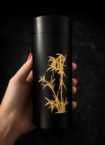 Estojo Bambu Luxo Porta Óculos Premium Organizador Presente Elegante