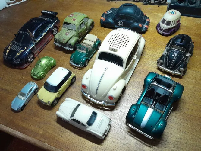 Fusca som, cofrinho e outro...