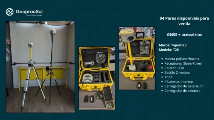 GNSS - Topomap + acessórios