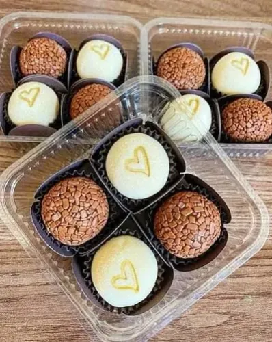 Brigadeiro Gourmet Diversos Sabores (Caixa Com 4 Unidades) 
