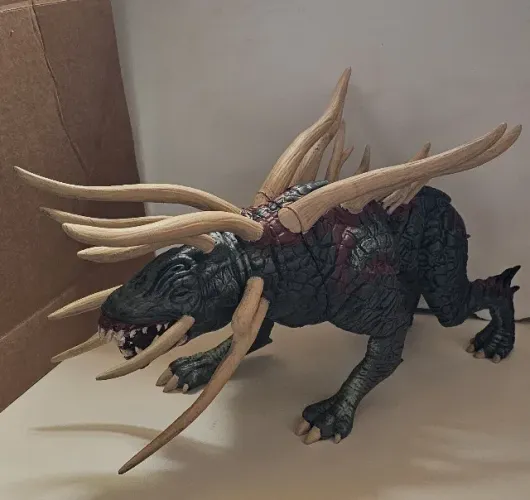 Cão predador em 3D da minha coleção pessoal