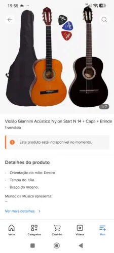Violão preto