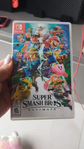 Jogo físico Super Smash Bros Ultimate para Nintendo Switch.