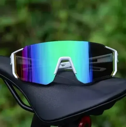 Óculos de Sol Esportivo de Grande Frame para Ciclismo e Trilha 