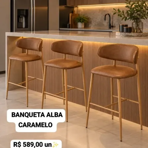 Banqueta Alta Alba lançamento