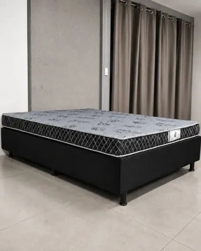 Colchão de espuma D-33 e base mega Box Nova a pronta entrega 