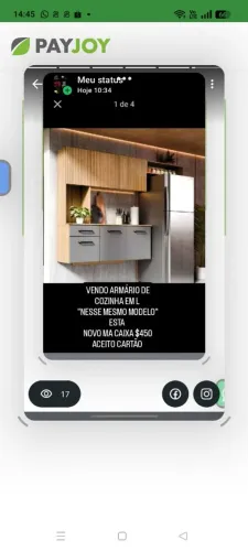 Armário de Cozinha Em "L" Novo Na Caixa