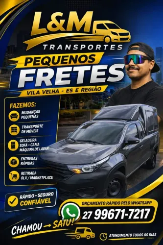 Pequenos fretes Vila Velha e Região