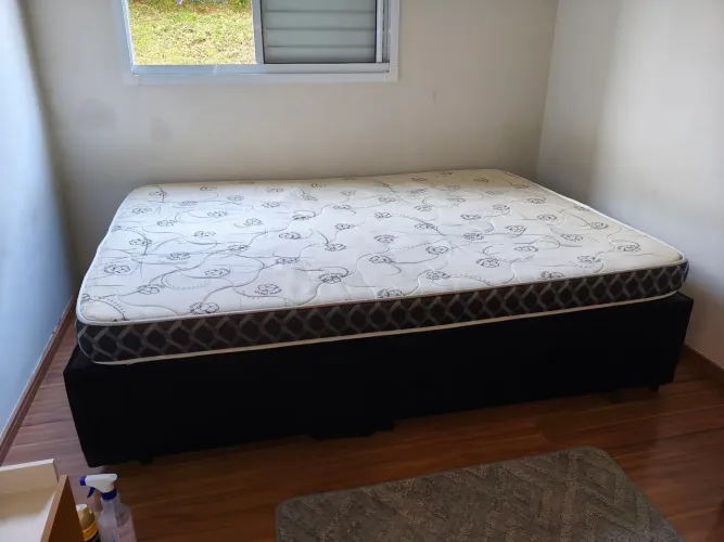 Cama box + colchão casal