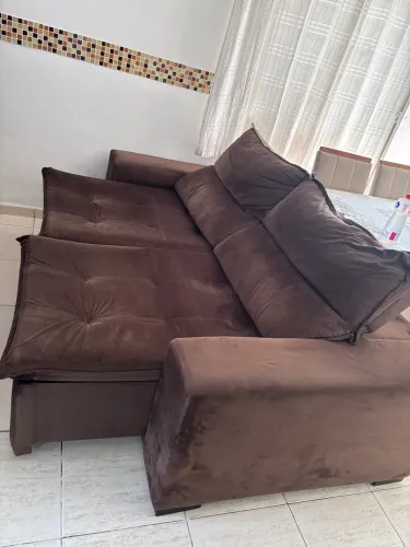 Sofá retrátil 2 lugares