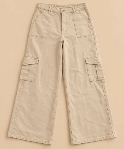 Calça Cargo - Bege