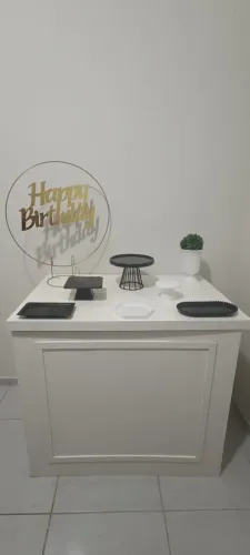 Festa na Mesa de Aniversário